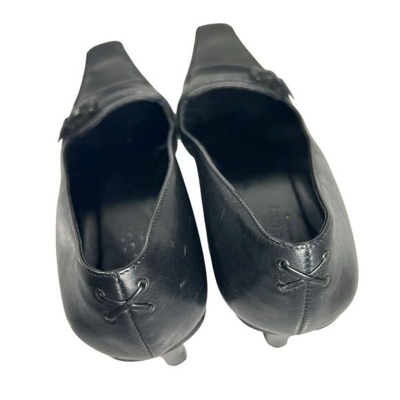 Gucci Black Leather US 7 w/ Serial# Slip-On Pumps Size 37C IT - Picture 10 of 12